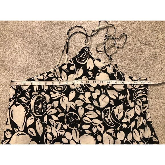 Brand New Anthropologie Sheer Mini Criss Cross Swing Dress Black & White Small - Picture 5 of 8